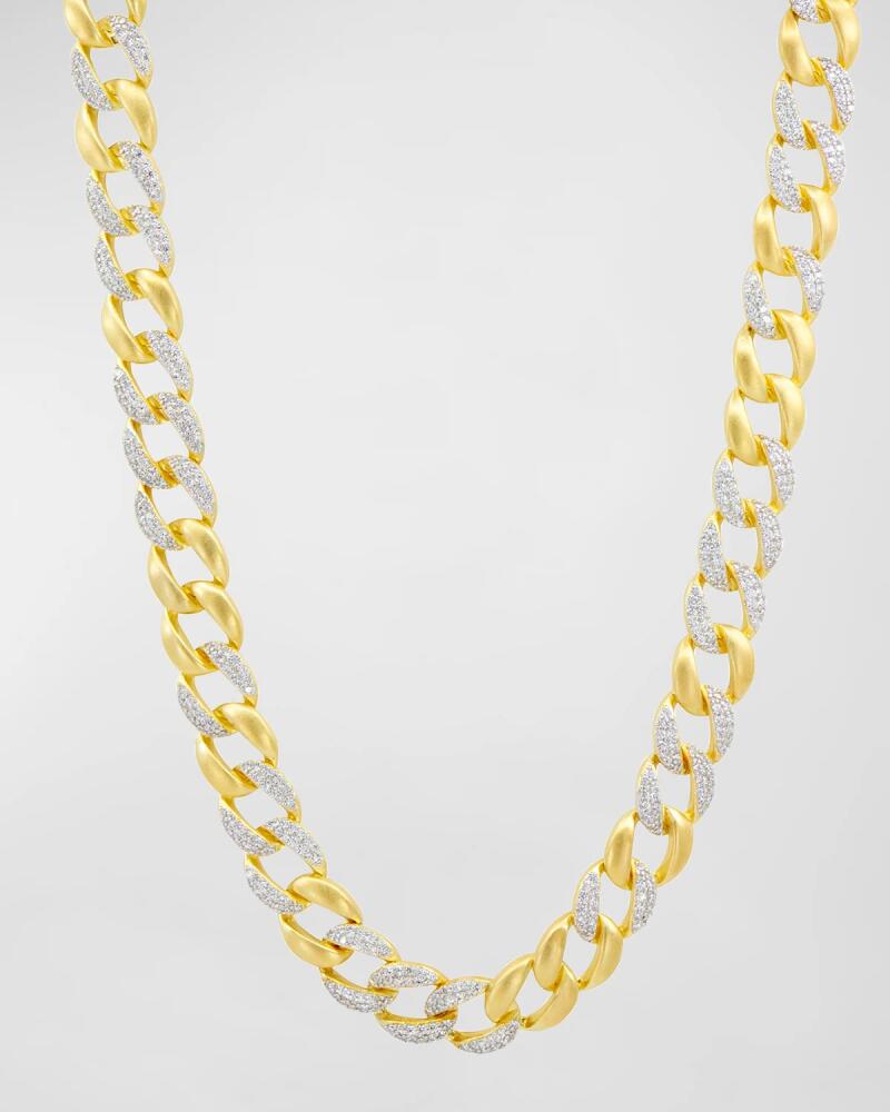 Freida Rothman Pave Cubic Zirconia Chain-Link Necklace Cover