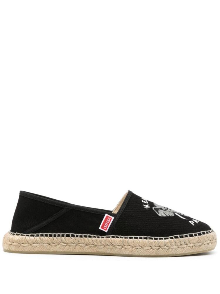 Kenzo Kenzo Elephant canvas espadrilles - Black Cover