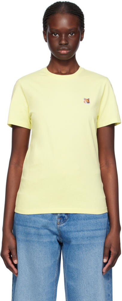 Maison Kitsuné Yellow Fox Head T-Shirt Cover