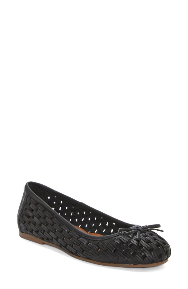 Lucky Brand Mogeni Ballet Flat in Black Dexter Cover