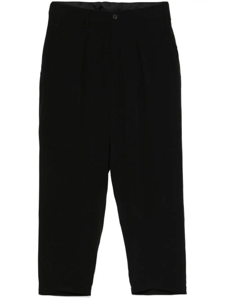 Yohji Yamamoto adjustable tapered trousers - Black Cover