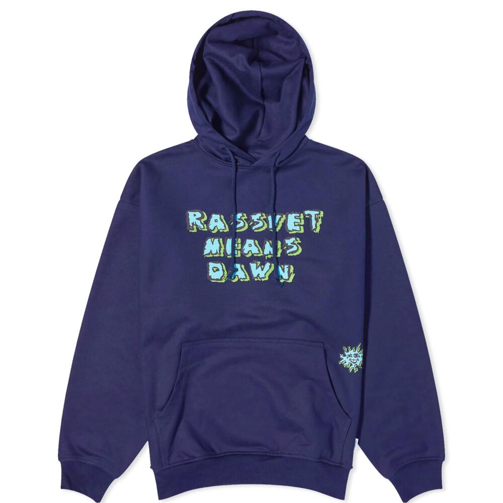 RASSVET Men's R.M.D Popover Hoodie in Navy Cover