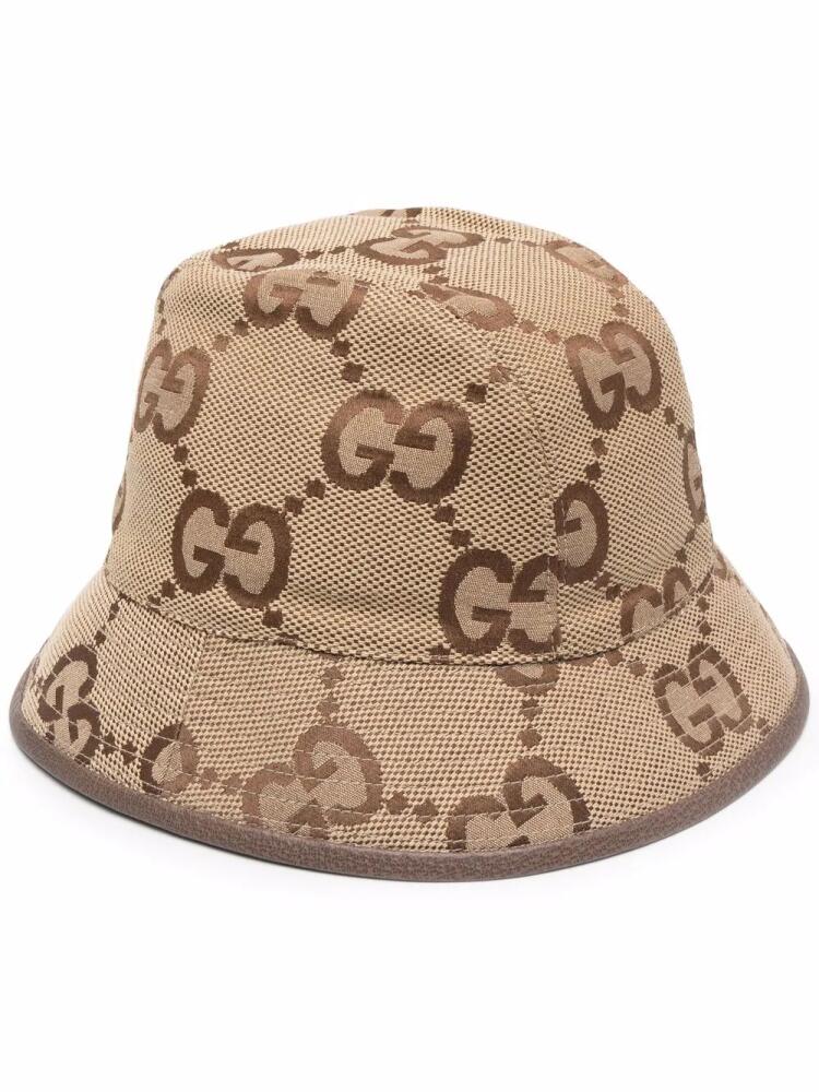 Gucci Jumbo GG bucket hat - Neutrals Cover