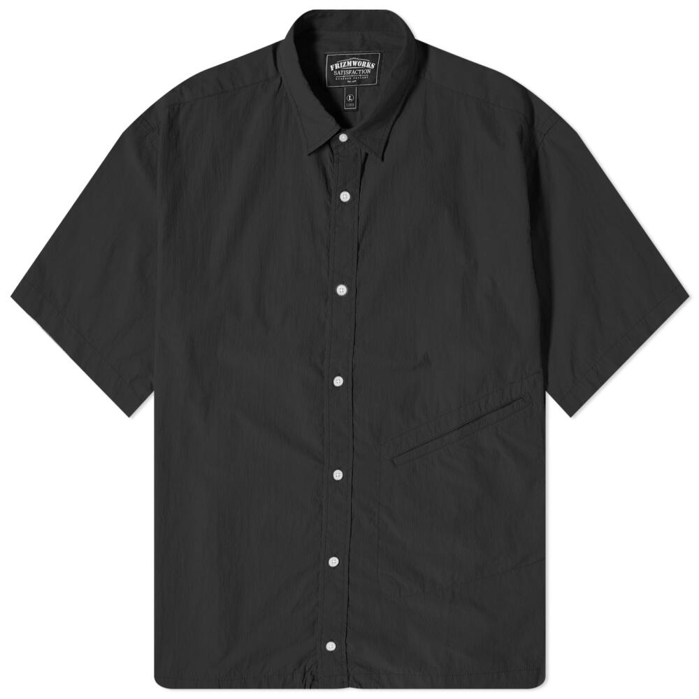 FrizmWORKS Men's Nyco String Short Sleeve Shirt in Black Cover