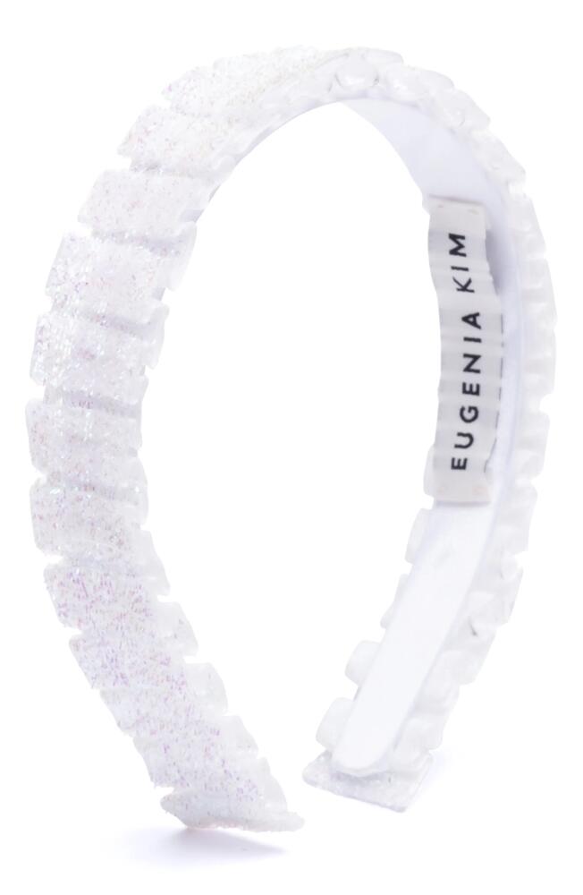 Eugenia Kim Rafaela Headband in White Ab Cover