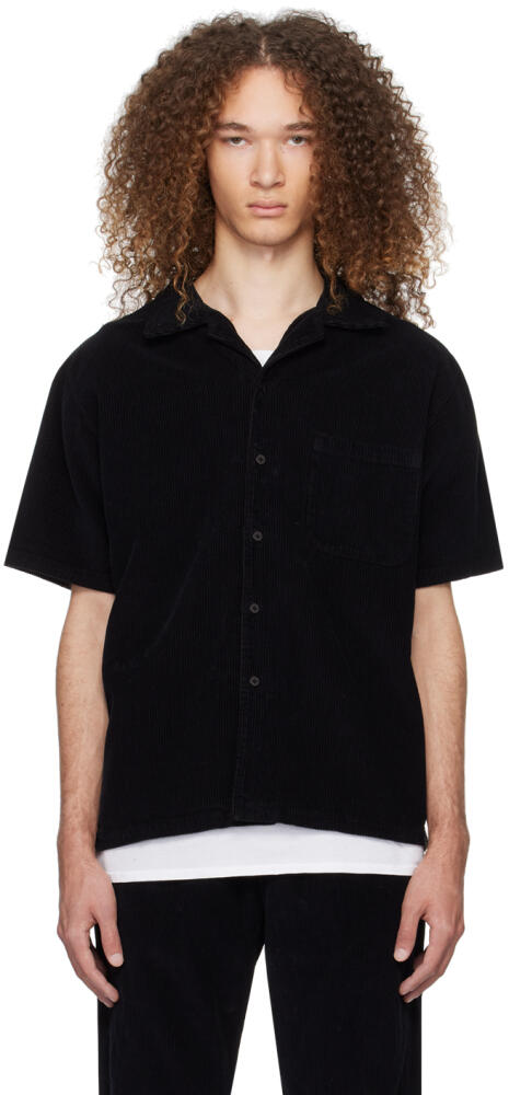 Les Tien Black Buttoned Shirt Cover