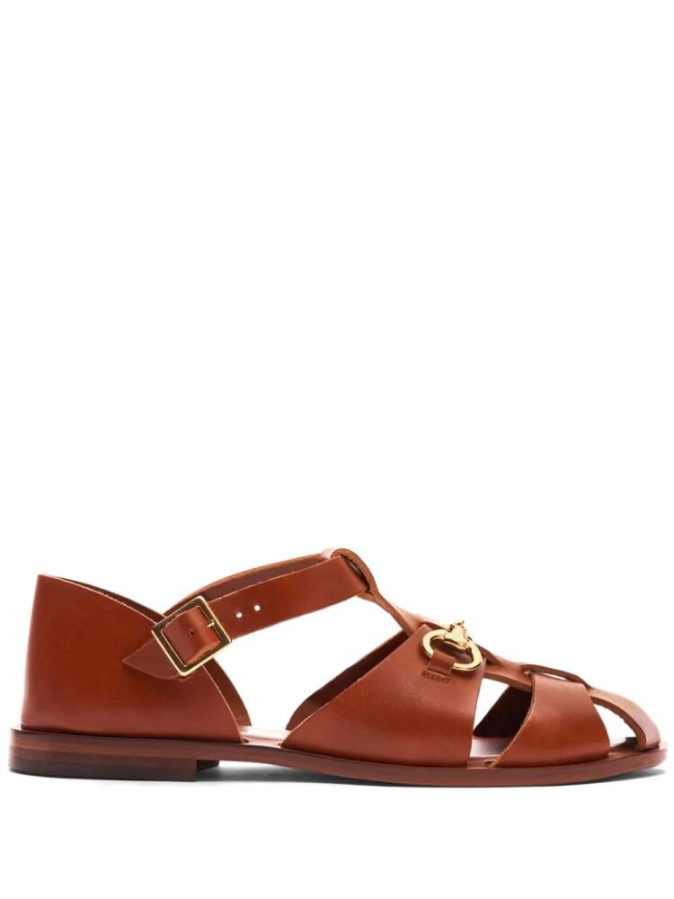 Scarosso Helene leather sandals - Brown Cover