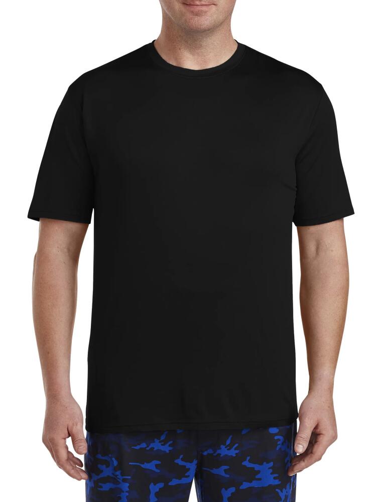 Harbor Bay by DXL Tech Stretch Crewneck T-Shirt in Black Cover