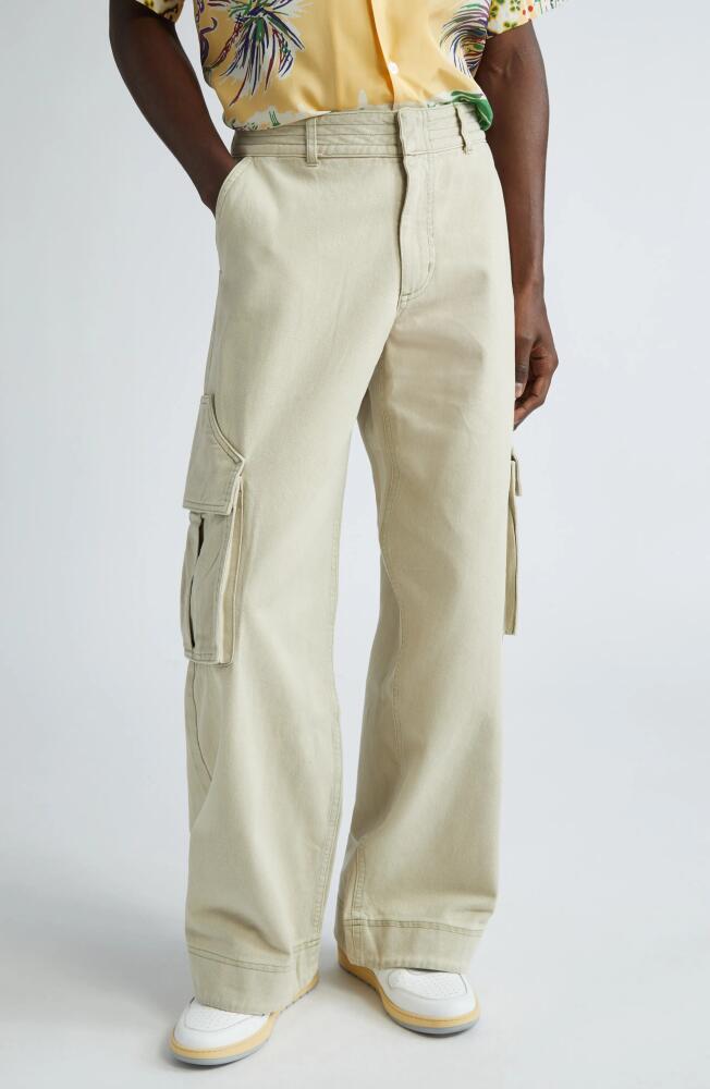 Rhude Parta Spray Cargo Pants in Beige Cover