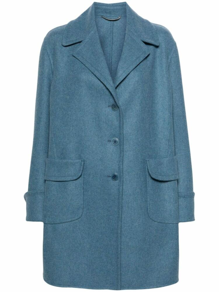 Ermanno Scervino felted coat - Blue Cover