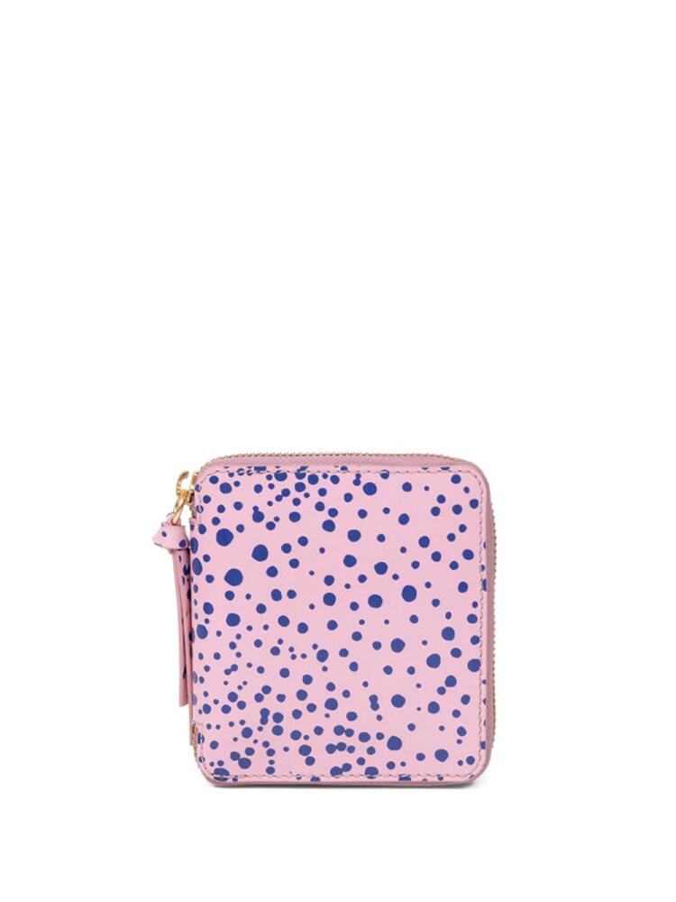 DRIES VAN NOTEN polka dot print wallet - Pink Cover