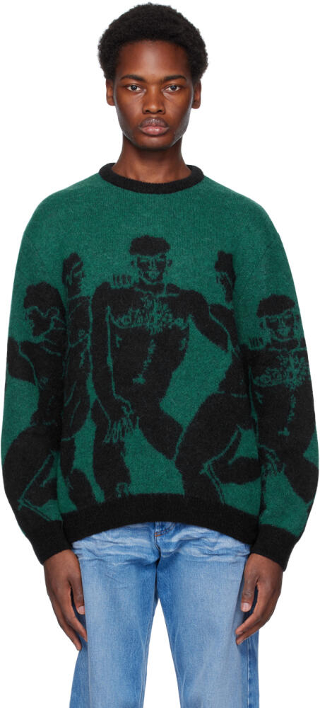 Carne Bollente Green & Black B.F.F. Sweater Cover