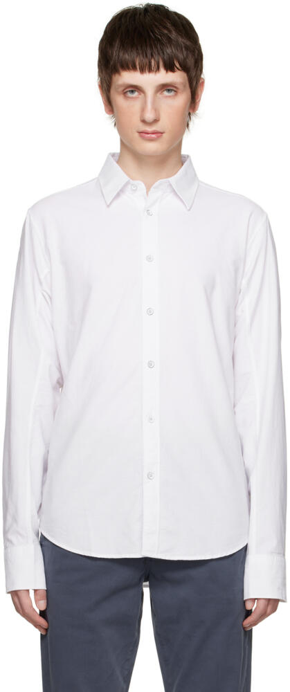 rag & bone White Engineered Shirt Cover