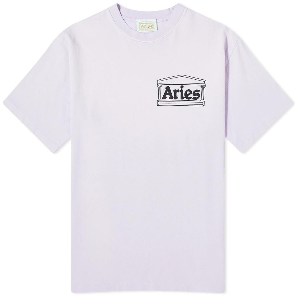 Aries Women's Sunbleached Temple T-Shirt in Purple Cover