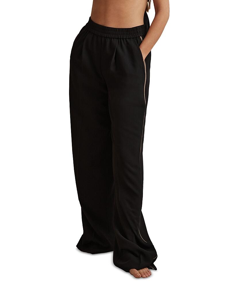 Reiss Side Stripe Wide Leg Pants Cover