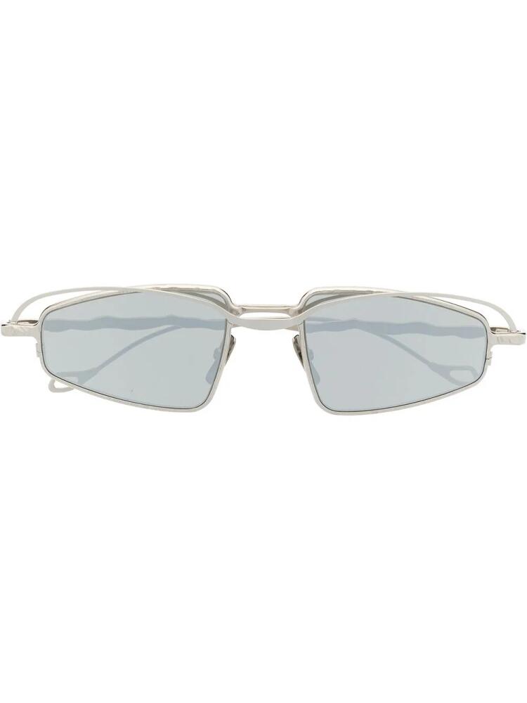 Kuboraum oval frames sunglasses - Silver Cover