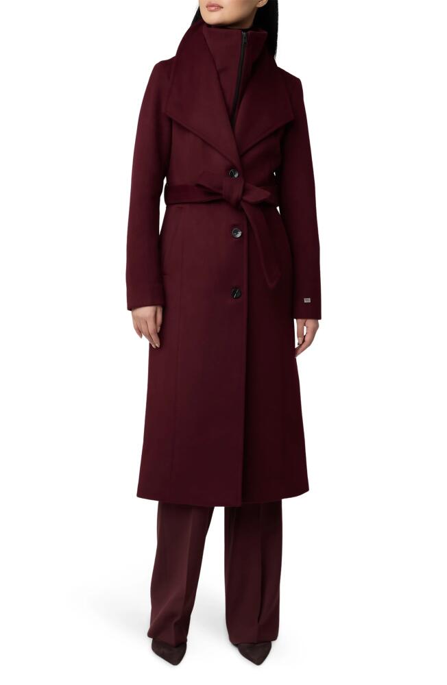 Soia & Kyo Ilana Wool Blend Coat in Merlot Cover