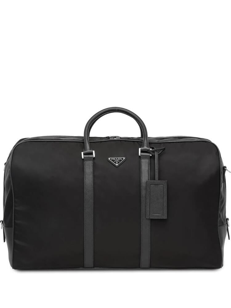 Prada Re-Nylon and Saffiano leather duffle bag - Black Cover