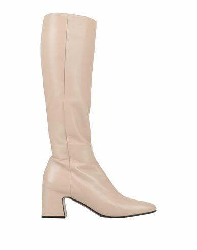 Mara Bini Woman Boot Beige Leather Cover