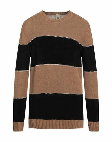 H953 Man Sweater Light brown Bamboo, Linen, Hemp Cover