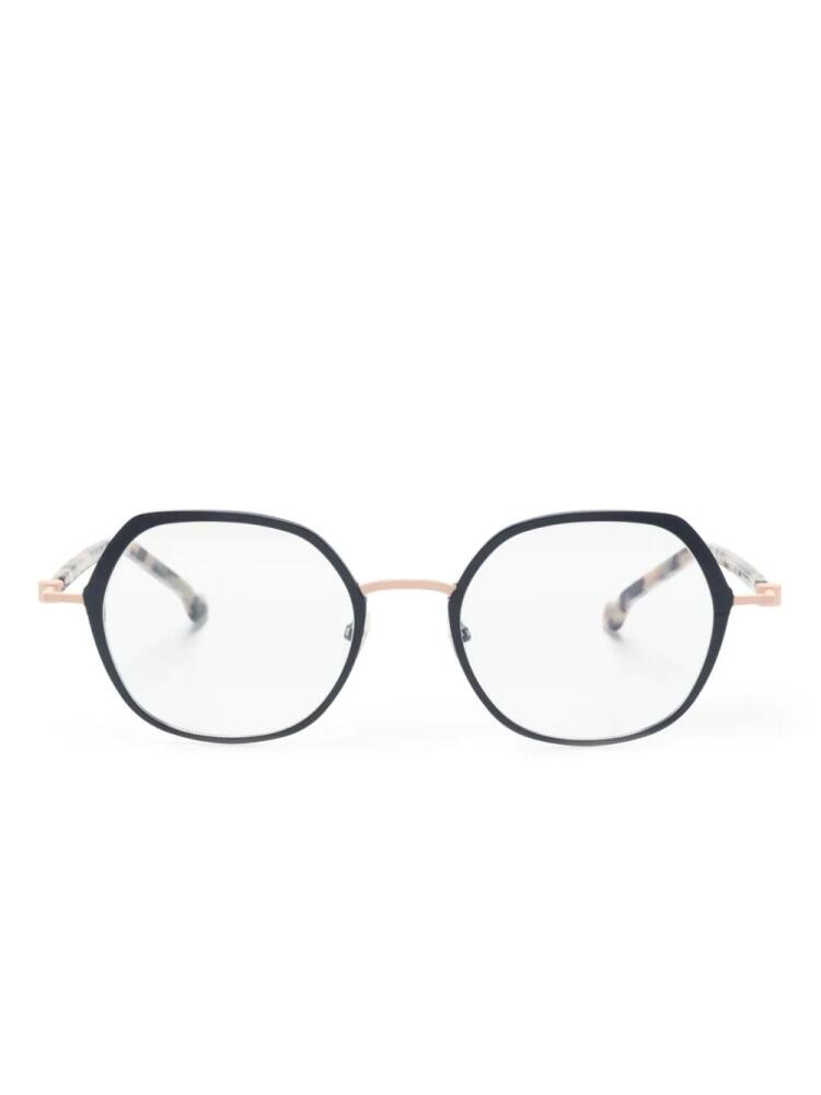 Face À Face Swing 2 geometric-frame glasses - Blue Cover