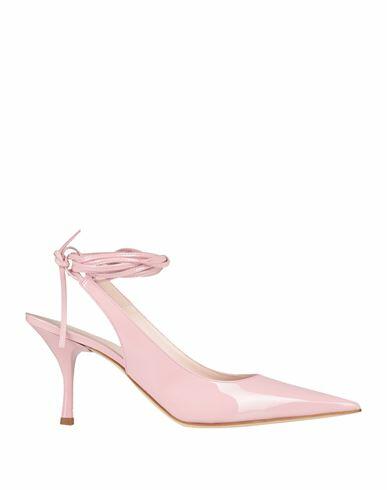 Luca Valentini Woman Pumps Pink Leather Cover