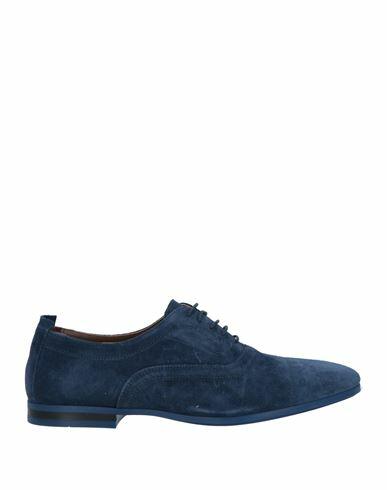 Carlo Pazolini Man Lace-up shoes Slate blue Soft Leather Cover