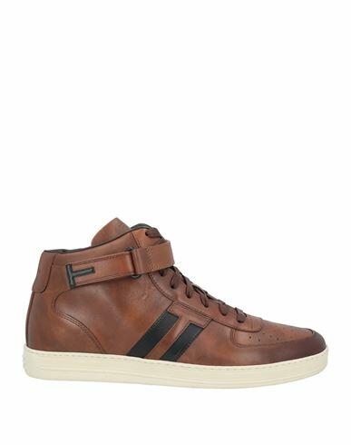 Tom Ford Man Sneakers Camel Calfskin Cover