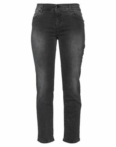 Byblos Woman Jeans Black Cotton, Elastane Cover