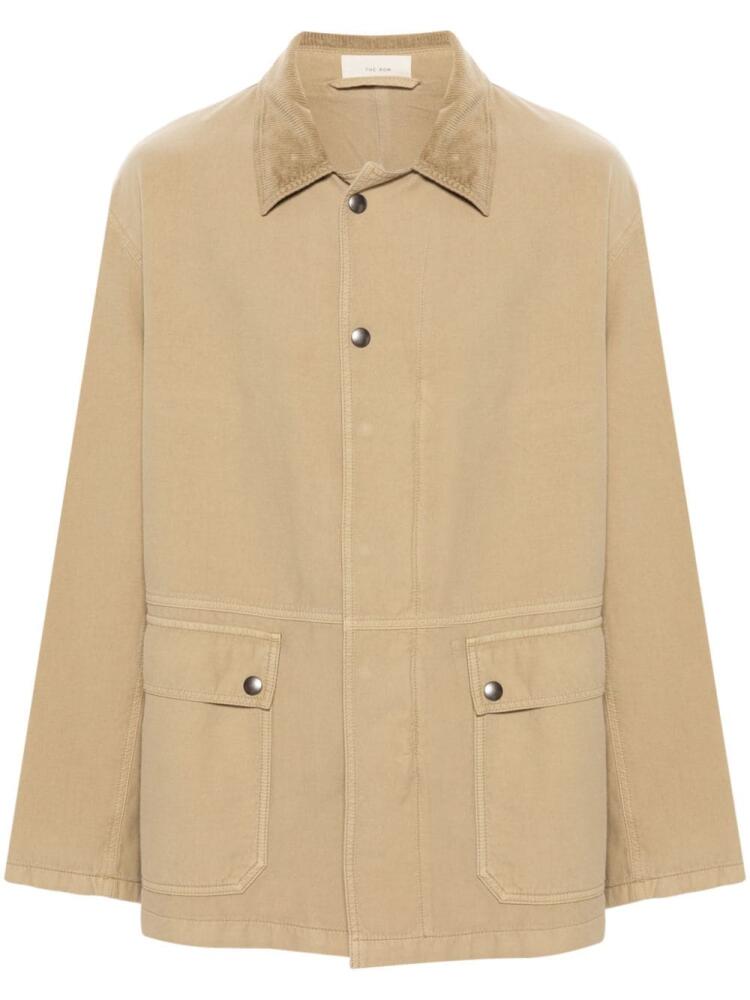 The Row Frank cotton jacket - Neutrals Cover