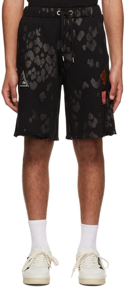 Just Cavalli Black Cotton Shorts Cover