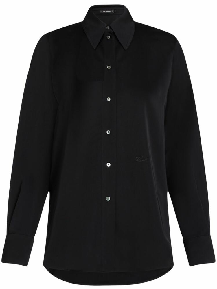 Karl Lagerfeld button-down shirt - Black Cover