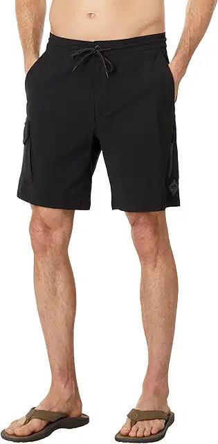 Hurley H2O-Dri Nomad Global Entry 19 Cargo Shorts (Black) Men's Clothing Cover