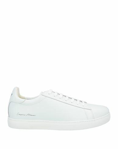 Emporio Armani Man Sneakers White Leather Cover