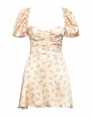 La Semaine Paris Woman Mini dress Apricot Polyester, Recycled polyester Cover