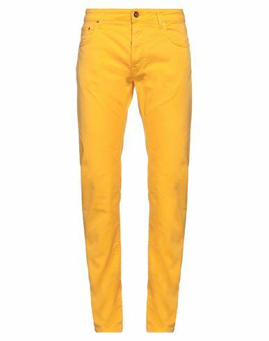 Hand Picked Man Pants Ocher Cotton, Lyocell, Elastane Cover