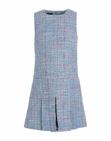 Boutique Moschino Woman Mini dress Pastel blue Acrylic, Synthetic fibers, Wool, Cotton, Silk Cover