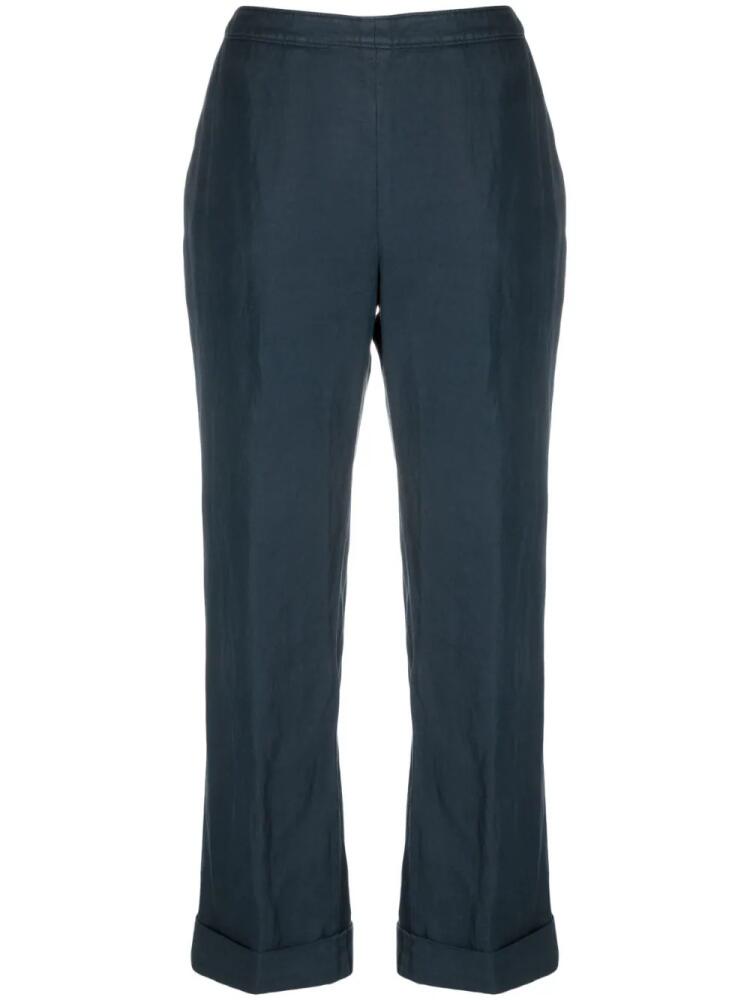 ASPESI cropped flared trousers - Blue Cover