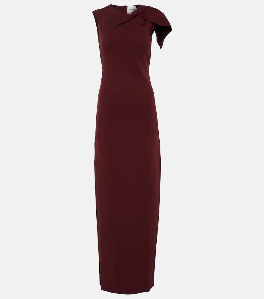 Roland Mouret Asymmetric cutout maxi dress Cover