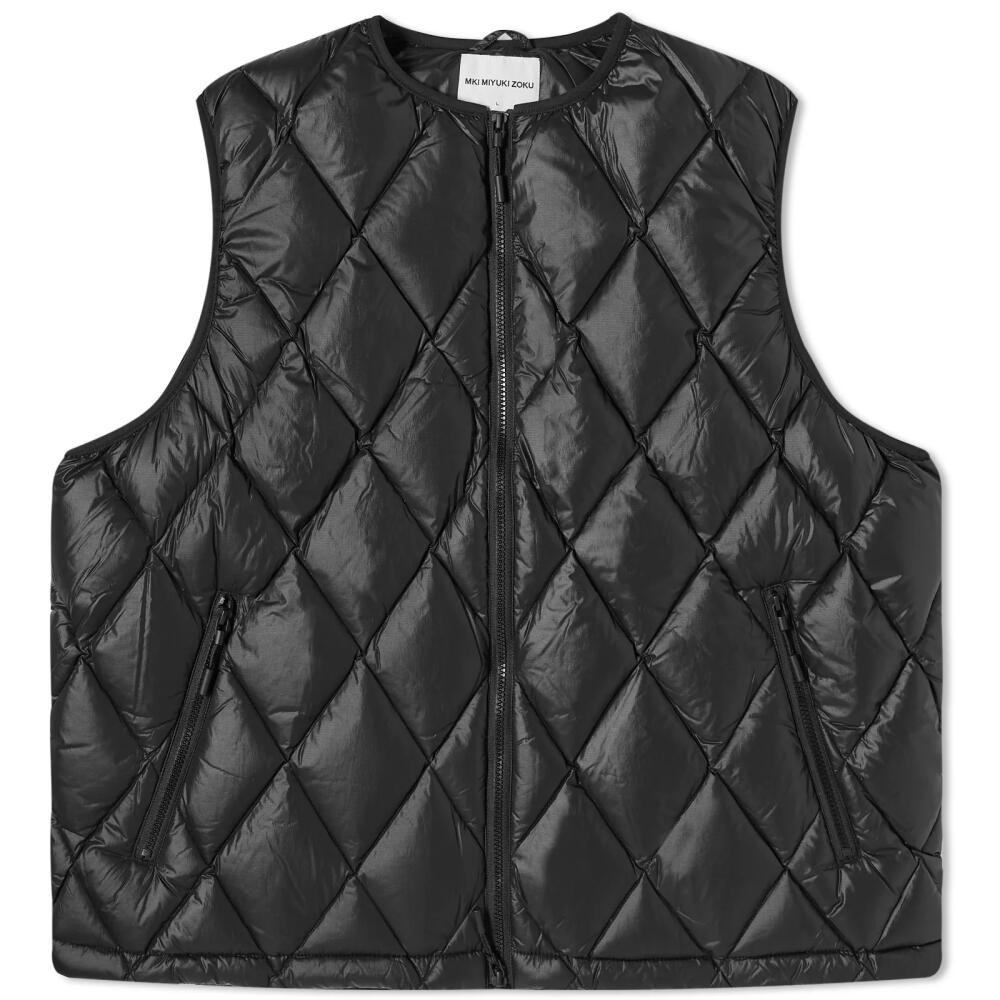 MKI Men's Diamond Down Vest in Black Cover