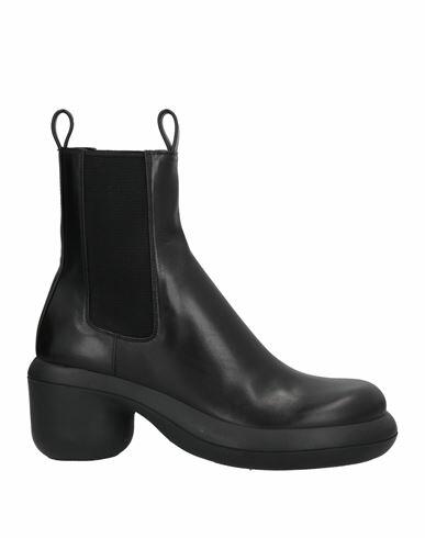 Jil Sander Woman Ankle boots Black Soft Leather Cover