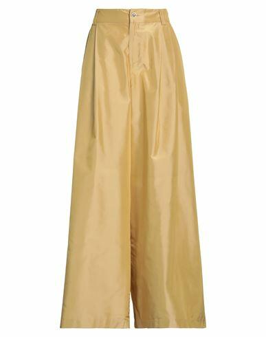 Emma & Gaia Woman Pants Camel Silk Cover