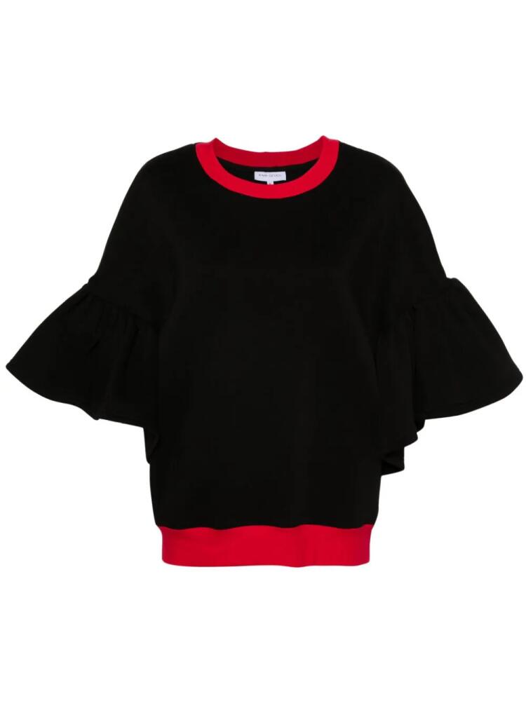 Ioana Ciolacu Pepper contrasting-trim sweatshirt - Black Cover