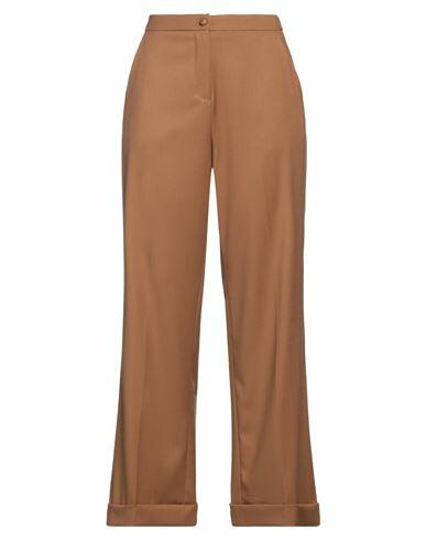 Nora Barth Woman Pants Camel Polyester, Viscose, Elastane Cover