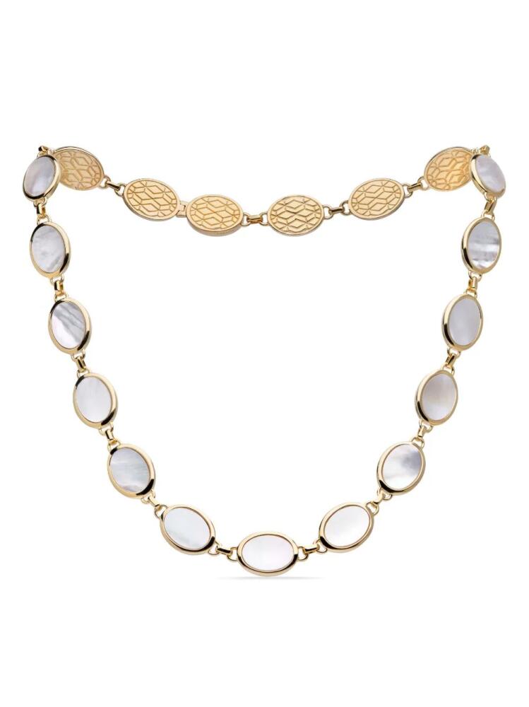 AUTORE MODA Chloe mother-of-pearl necklace - Gold Cover