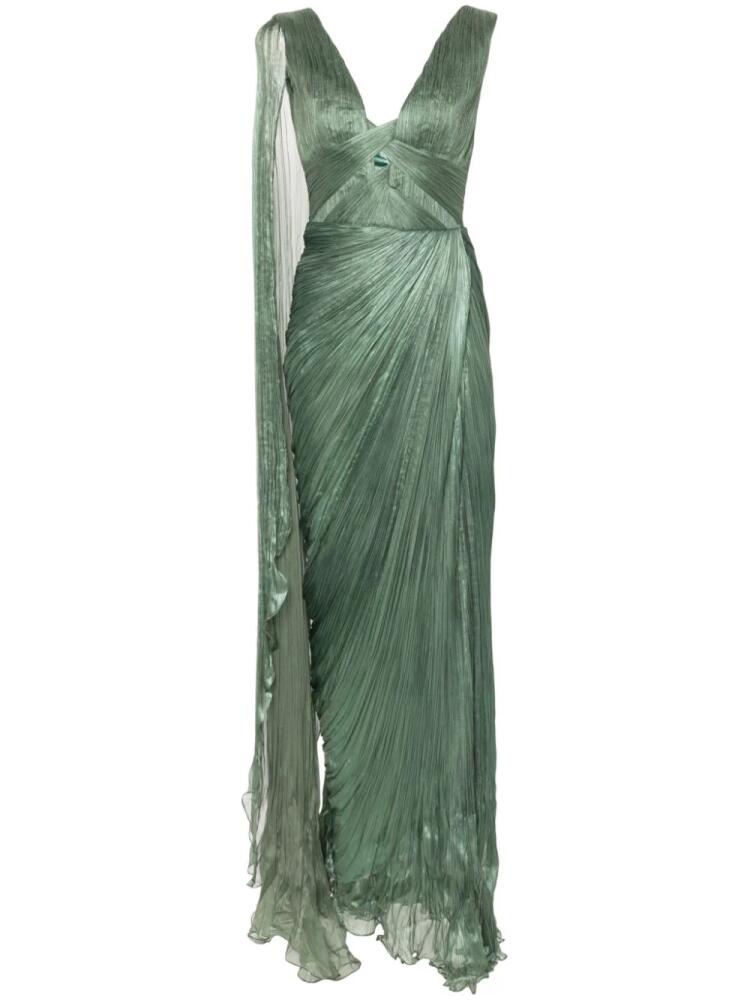 Iris Serban Zaian maxi dress - Green Cover