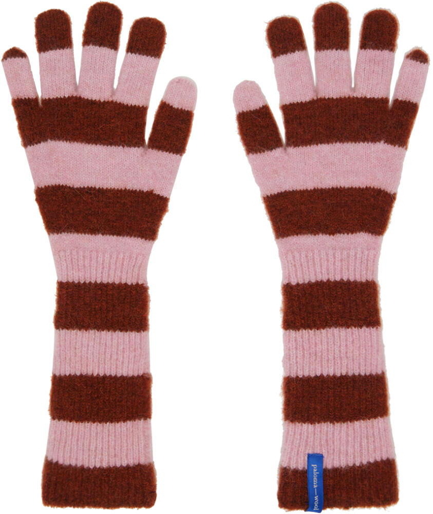 Paloma Wool Pink & Burgundy Patum Gloves Cover