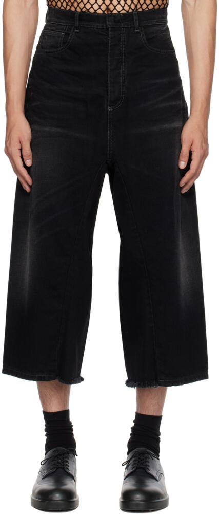 NICOLAS ANDREAS TARALIS Black Column Jeans Cover