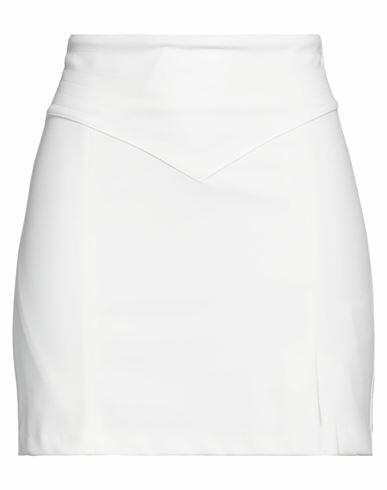 Aniye By Woman Mini skirt White Polyester, Elastane Cover