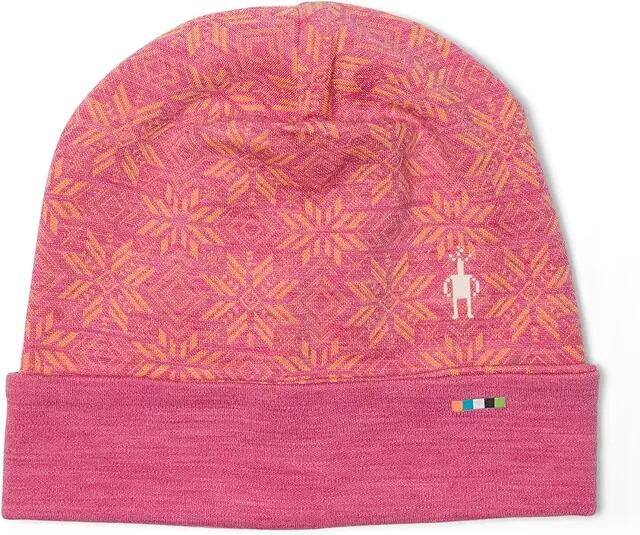 Smartwool Thermal Merino Reversible Cuffed Beanie (Garden Pink Digi Snow) Beanies Cover